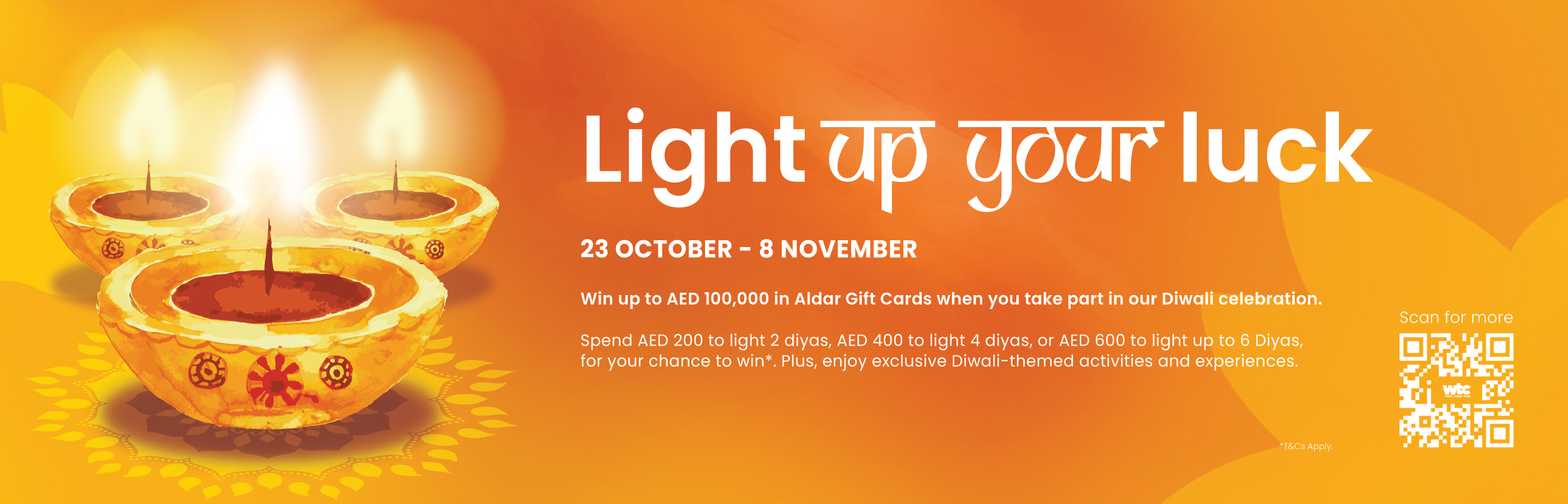 Light Up Your Luck at WTC Abu Dhabi 