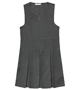 Girls' Plus Fit Pleated Pinafore